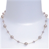 Clansy Pearl Necklace - Soft Pink