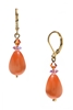 Annie Drop Earring - Orange / Pink