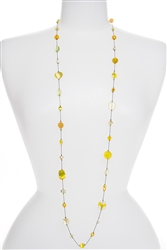 Annie Illusion Necklace - Yellow