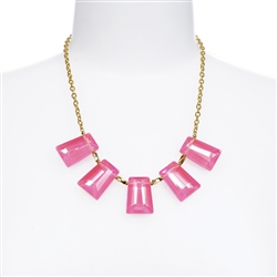 Kylie Necklace - Pink
