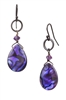 Paxton Drop Earring - Purple Abalone