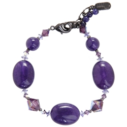 Ronnie Mae Bracelet - Purple