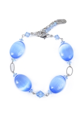 Ronnie Ring Bracelet - Light Sapphire
