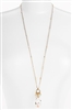 Zoie Long Pendant Necklace - Clear Swarovski Crystal