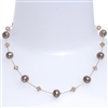 Clansy Pearl Necklace - Champagne