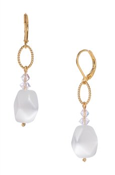 Ronnie Ring Earring - White