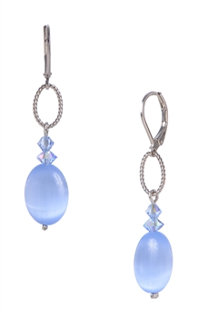Ronnie Ring Earring - Light Sapphire
