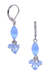 Andrea Drop Earring Lt. Sapphire Cats Eye