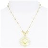 Andrea Necklace - Yellow Cats Eye