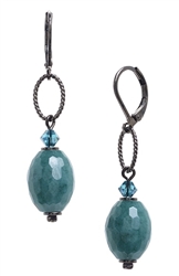 Ashley Drop Earring - Teal Jade