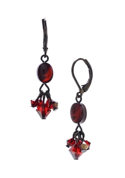 Allison Drop Earring - Red Abalone