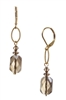 Brianna Drop Earring - Smokey Quartz