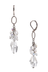 Brianna Long Earring - Crystal Mix