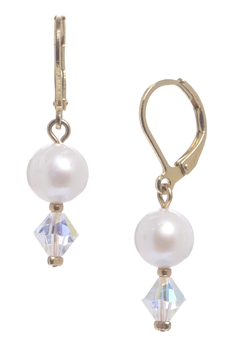 Clansy Pearl Drop Earring - Cream