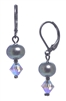 Clansy Pearl Drop Earring - Gray