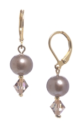Clansy Pearl Drop Earring - Champagne