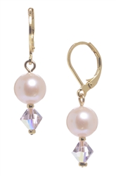 Clansy Pearl Drop Earring - Soft Pink