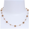 Clansy Pearl Necklace - Copper