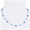 Clansy Pearl Necklace - Light Blue