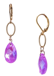 Elizabeth Drop Earring - Magenta