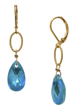 Elizabeth Drop Earring - Teal