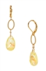 Elizabeth Drop Earring - Yellow