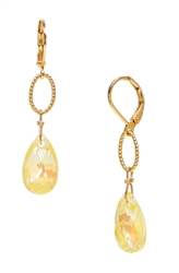 Elizabeth Drop Earring - Yellow