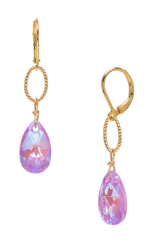 Elizabeth Drop Earring - Violet