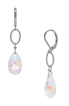 Elizabeth Drop Earring - White