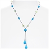 Felicia Necklace - Aqua Multi