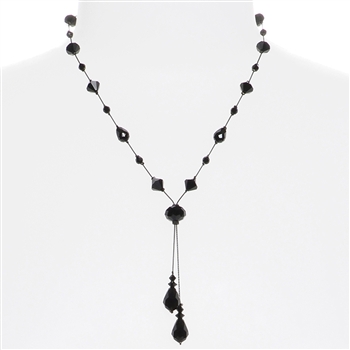 Felicia Necklace - Jet Black