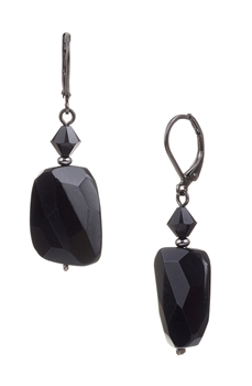 Giselle Drop Earring - Black Onyx