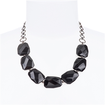 Giselle Necklace - Black Onyx