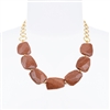 Giselle Necklace - Goldstone