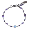 Heidi Bracelet - Purple Velvet Aurora Borealis