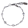 Heidi Bracelet - Silver Crystal