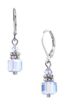 Heidi Drop Earring - Lt. Sapphire