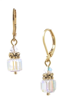 Heidi Drop Earring - Crystal Aurora Borealis