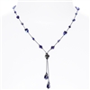 Heidi Necklace - Purple Velvet Aurora Borealis