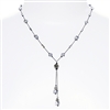 Heidi Necklace - Silver Crystal