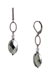 Hailey Earring - Hematite