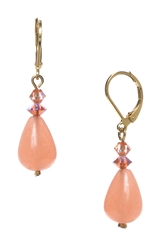 Annie Drop Earring - Coral