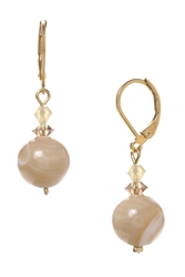 Annie Drop Earring - Natural Ivory