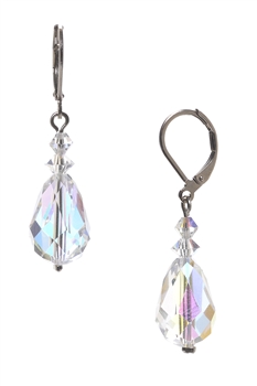 Annie Drop Earring - Crystal