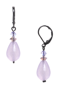 Annie Drop Earring - Violet