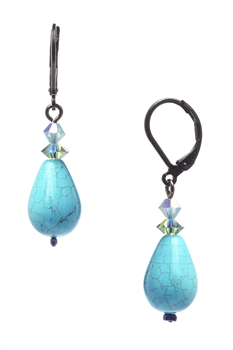 Annie Drop Earring - Turquoise