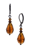 Annie Drop Earring - Brown