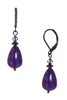 Annie Drop Earring - Purple