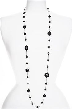 Annie Illusion Necklace - Jet Black