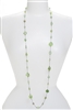 Annie Illusion Necklace - Peridot Green